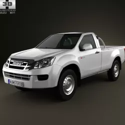 Isuzu D-Max Single Cab 2012 3D model