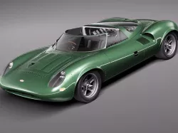 Jaguar XJ13 1966 3D model