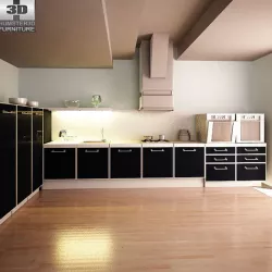 Kitchen Set I2 Low-poly  3D model