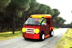 Lego Man in Smart Car ME 116 Final