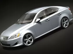 Lexus IS350 2008 3D model