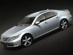Lexus LS600 2008-2010 3D model