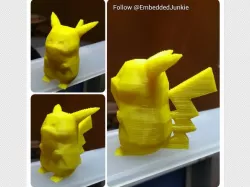 Low-Poly Pikachu Pokemon