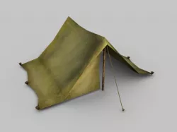 Low poly tent Low-poly  3D model