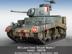 M3 Light Tank Honey - 28078 3D model