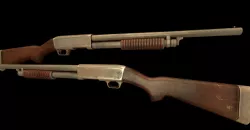 M37 Lowpoly Shotgun Low-poly  3D model
