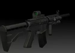M4A1 Assault Gun 3D model