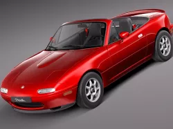Mazda MX-5 Miata 1989 - 1997 3D Model 3D model
