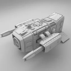 medium sentry drone 3D model