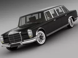 Mercedes 600 W100 Pullman 3D model