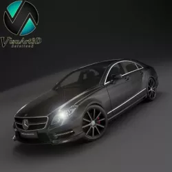 Mercedes Benz CLS Brabus 2012 3D model