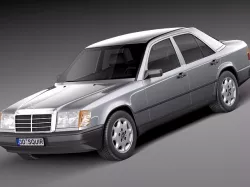 Mercedes W124 E-class 1984 1997 3D model