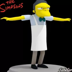 Moe Szyslak 3D model