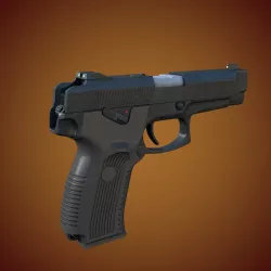 MP 443 Grach Yarygin Pistol 3D model