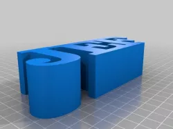 My Customized 3 Letters in a Row