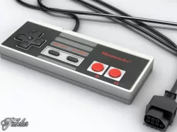 NES controller 3D model
