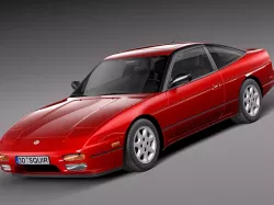 Nissan 240 SX silvia S13 1989 1994 3D model