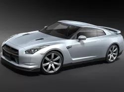 Nissan GTR 2008-2010 3D model