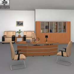 Office 22 Set Low-poly  3D model