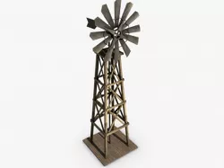 Old windmill 3D model