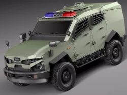 Oshkosh Sand Cat 3D model