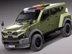 Oshkosh Sand Cat v2 3D model
