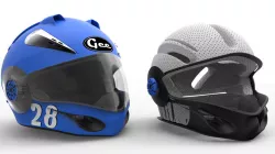 outer shell full face helmet