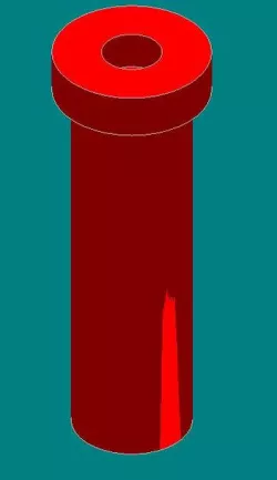 Panel Socket 4mm Red