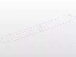 PCI Bracket Blank 2D