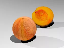 Peach 3D model