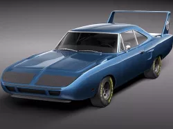 Plymouth RoadRunner Superbird 1970 3D model