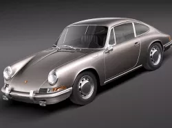 Porsche 901 coupe 1964 3D model