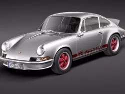 Porsche 911 Carrera RS 1973 3D model