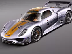 Porsche 918 RSR 2012 3D model