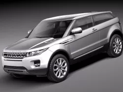 Range Rover Evoque 2012-2015 3-door 3D model