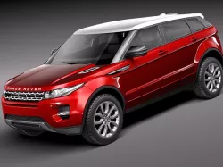Range Rover Evoque 5 Door 2012 3D Model 3D model