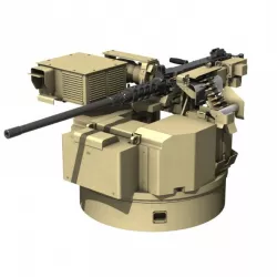 Remote weapon station RWS - Browning M2 3D model