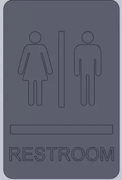 RestRoom Sign