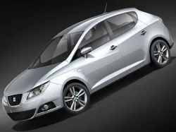 Seat ibiza 2010 3D model