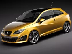 Seat Ibiza Cupra 2011 3D model