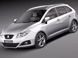 Seat Ibiza ST 2011 3D model
