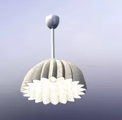 Shaded lamp