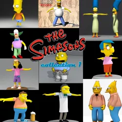 Simpsons collection 1 3D model