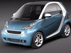 Smart 42 fortwo 2011 3D model
