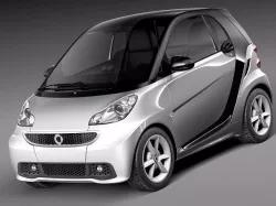 Smart 42 fortwo 2013 3D model