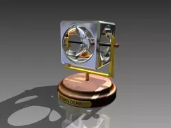Spinning block on stand 