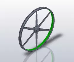 Spokeless front wheel Rim