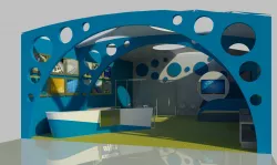 Stall Design 3D model