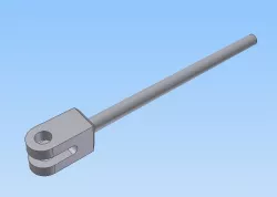 Steam engine component. Push rod