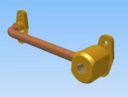 Steam engine components. Short pipe 